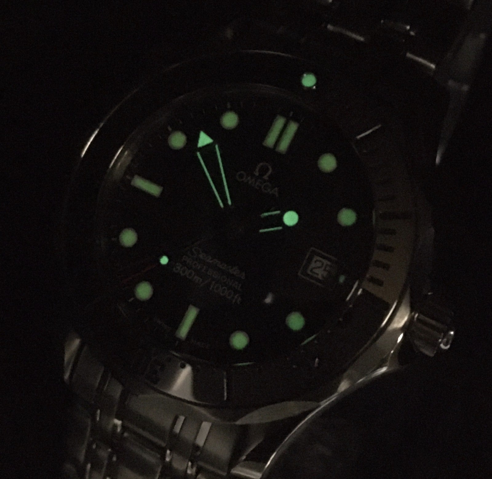 New Batt[Exc+5] OMEGA Seamaster Professional 2562.8 Quartz Men's Watch 37mm JP