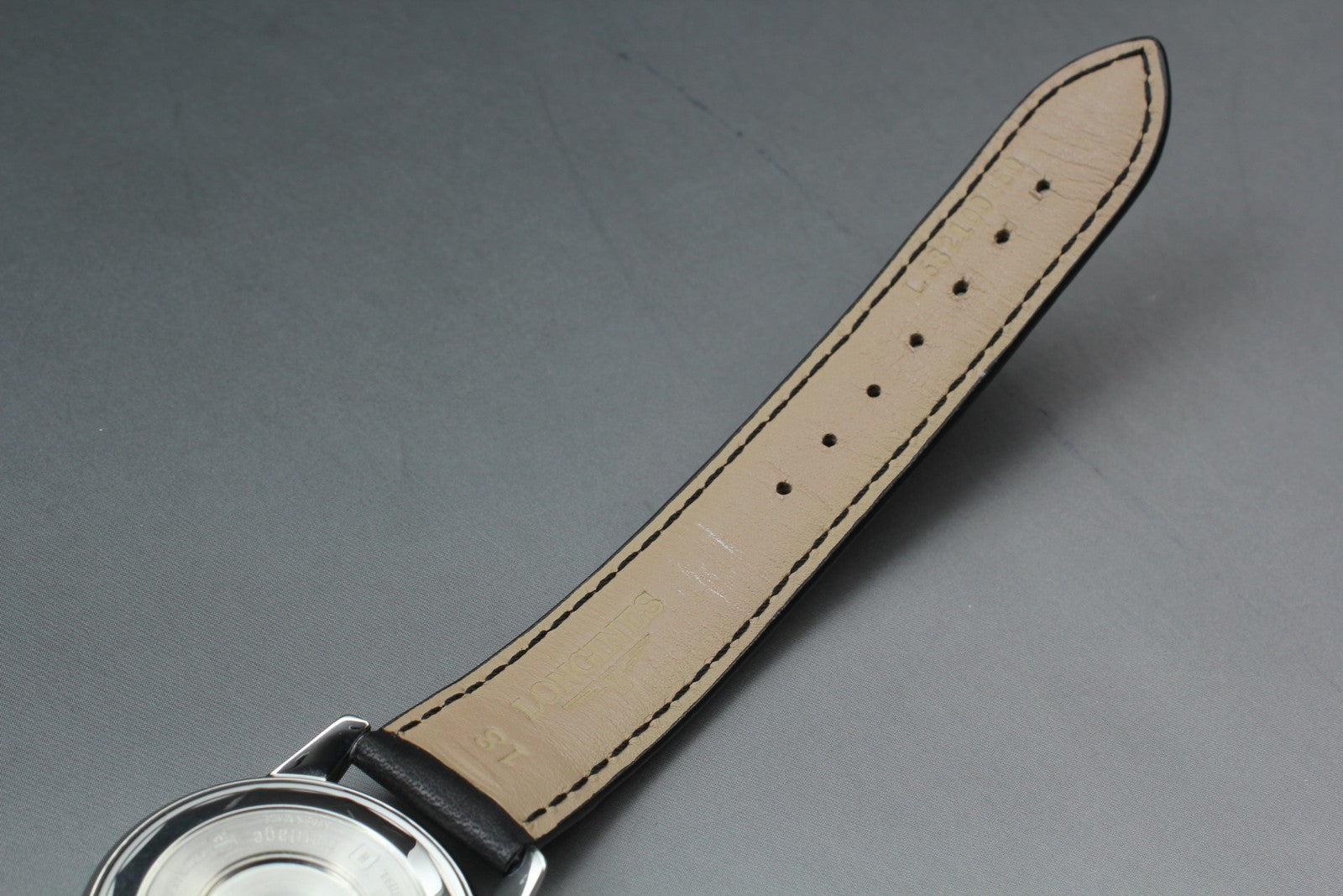 Longines Conquest Heritage L1.611.4 34mm Silver Black Automatic Mens Watch [Box]