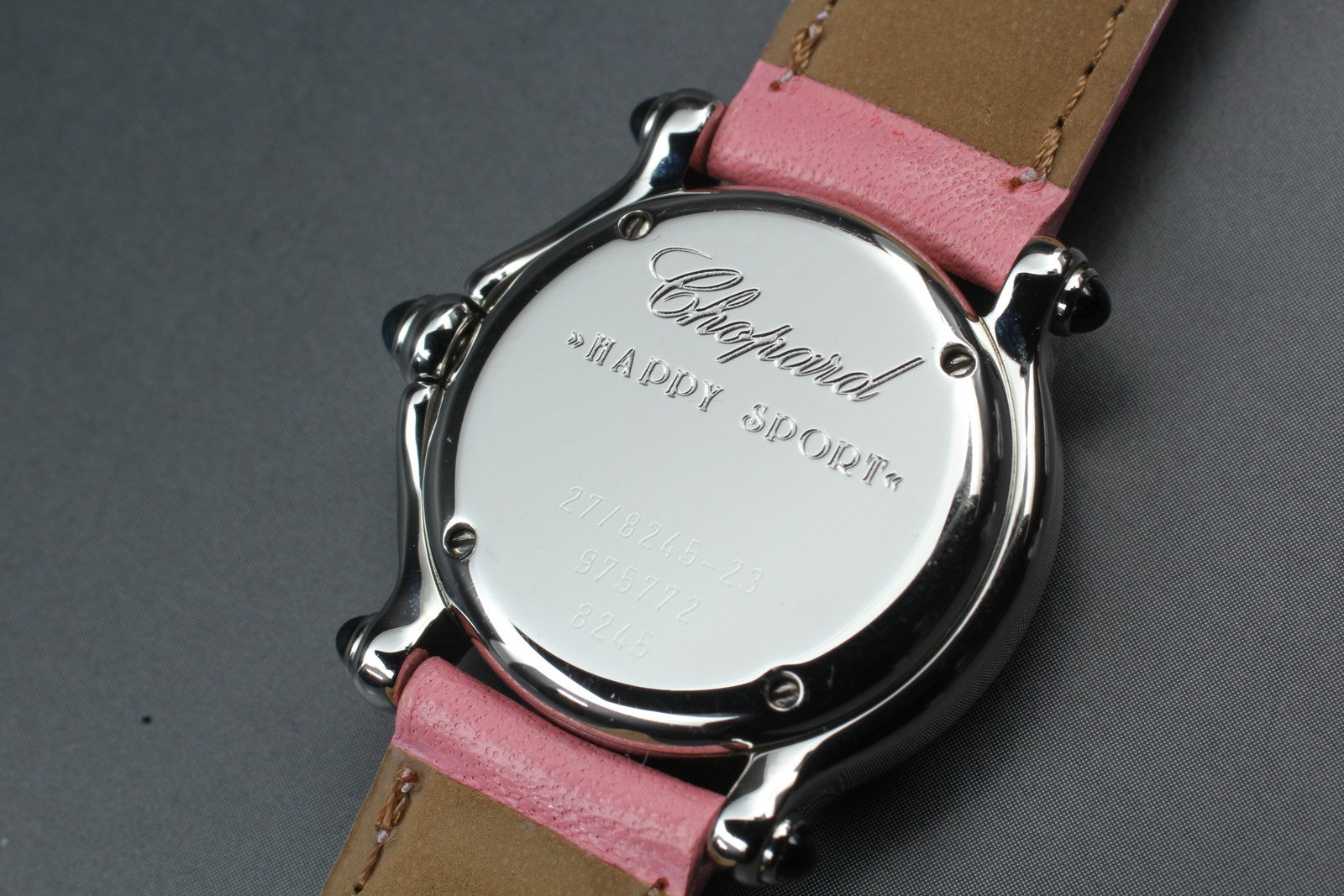 Chopard Happy Sport 27/8245-23 Moon Star Pink Diamond Quartz Women’s Watch [Box]