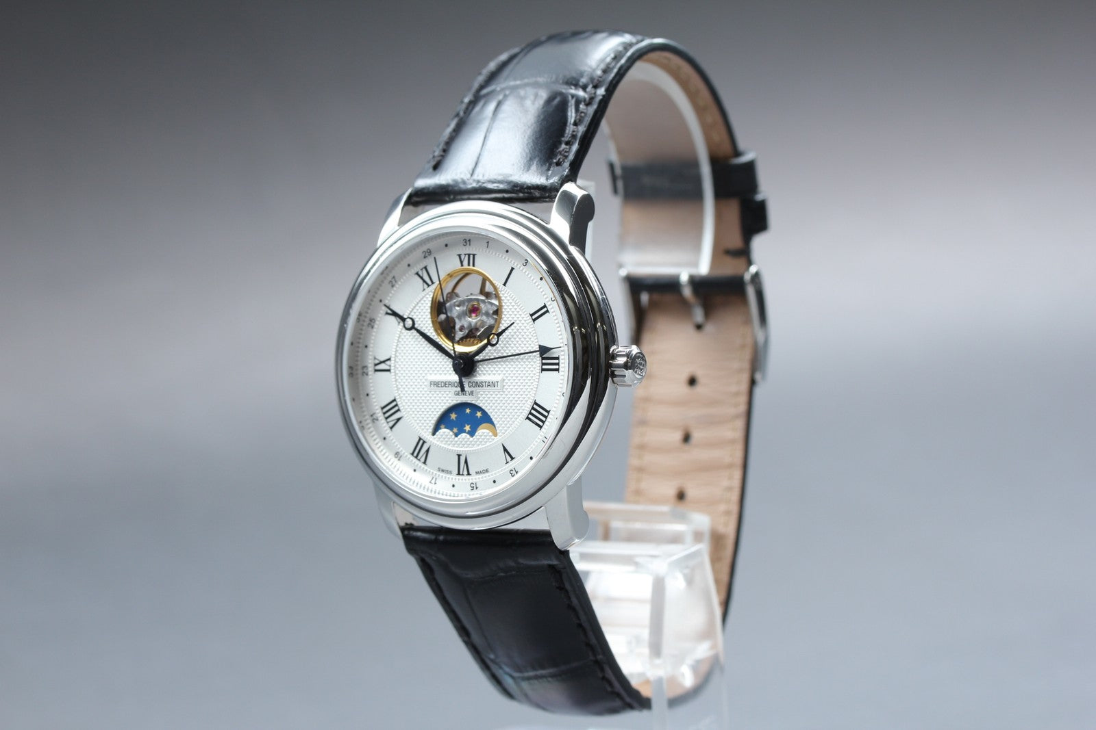 [w/ Box] Frederique Constant FC-330/335X4P4/5/6 Moon Phase Automatic Men's Watch