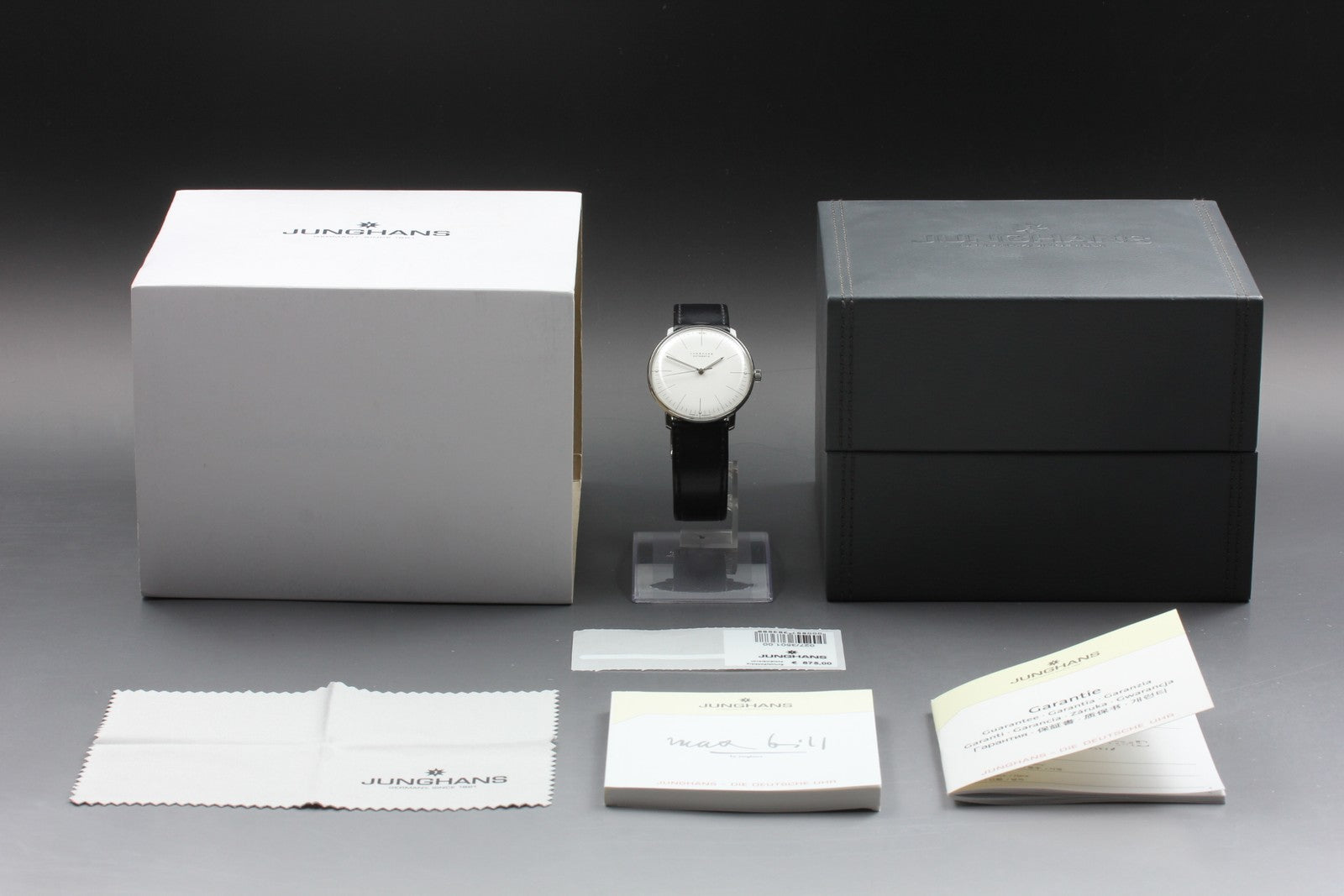 Junghans Max Bill Automatic 027/3501.00 37mm White Dial Men's Watch [w / Box]