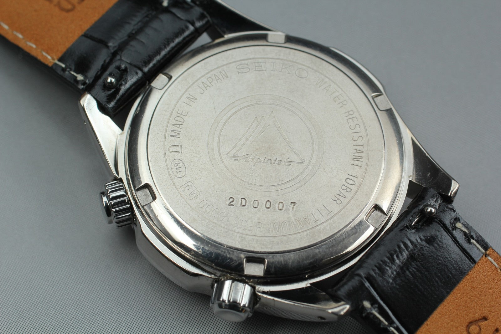 [Exc+5] SEIKO Alpinist 8F56-00D0 SBCJ019 Perpetual calendar Titanium Men's Watch