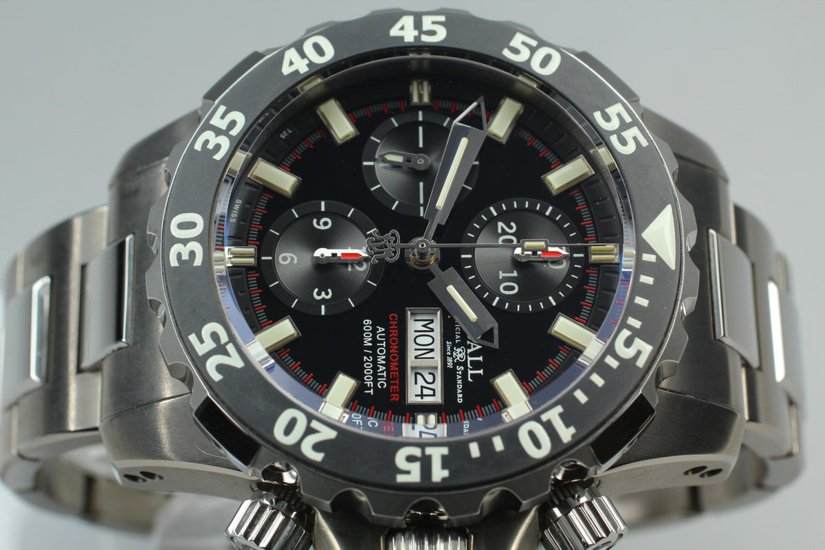 Ball Engineer Hydrocarbon Nedu DC3026A Automatic Chronograp Men's Watch 44mm JP