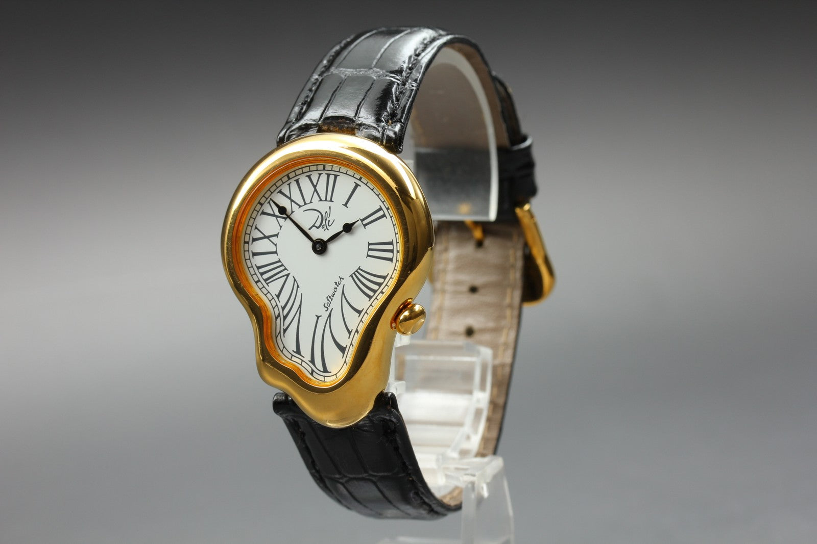[Overhauled] Salvador Dali Softwatch 121257 32mm Gold Black Unisex Quartz Watch