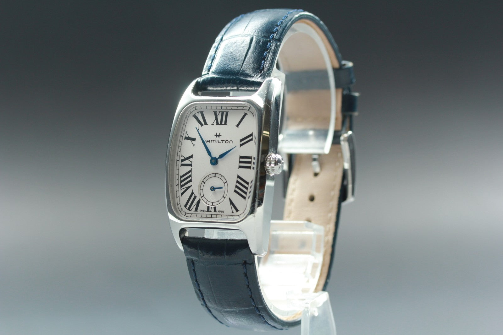 Hamilton American Classic H134210 Quartz White Disl Men's Watch 27mm JAPAN Exc+5