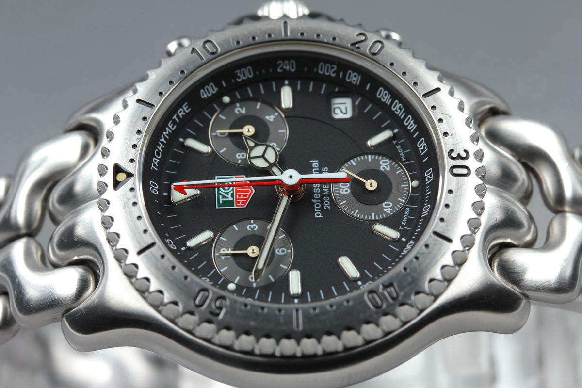 [ Limited ] TAG Heuer S/el Chronograph CG1118 Leonardo Nascimento Men's Qz Watch