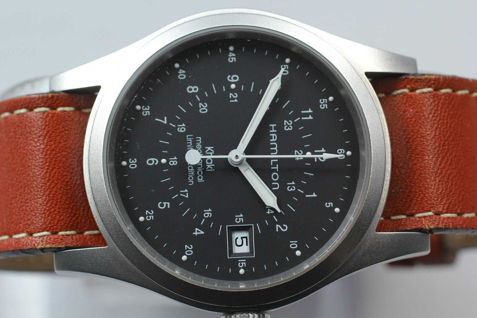 [N MINT-] Hamilton Khaki Mechanical H041221925 041220 Mens Watch Limited Edition