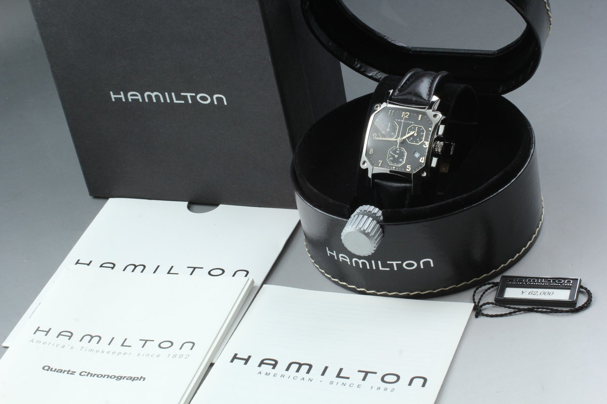 [READ] Hamilton Lloyd Chronograph 6319 Date Black 35mm Quartz Men's Watch Box