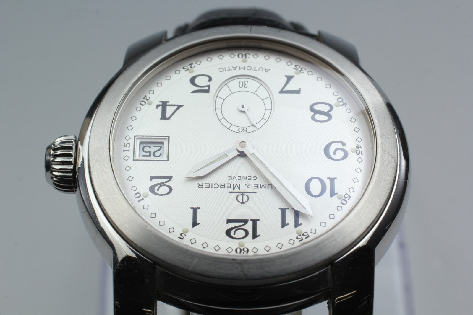 BAUME＆MERCIER Capeland MV045221 Silver Automatic Date Men's Watch 37mm Japan