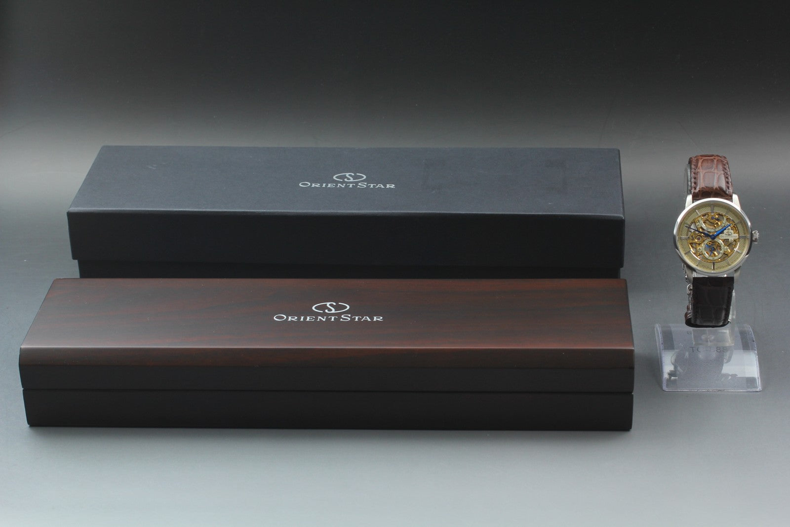 [Exc+5 Box] Orient Star F8B6-UAA0 Power Reserve Hand Winding Men's Watch JAPAN