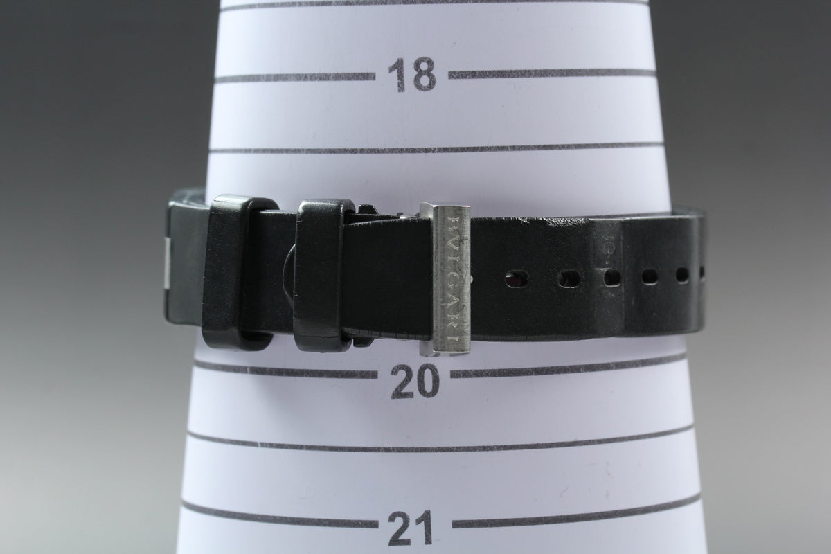 BVLGARI Diagono Scuba SD40S Date black Dial Automatic Men's Watch JAPAN Box