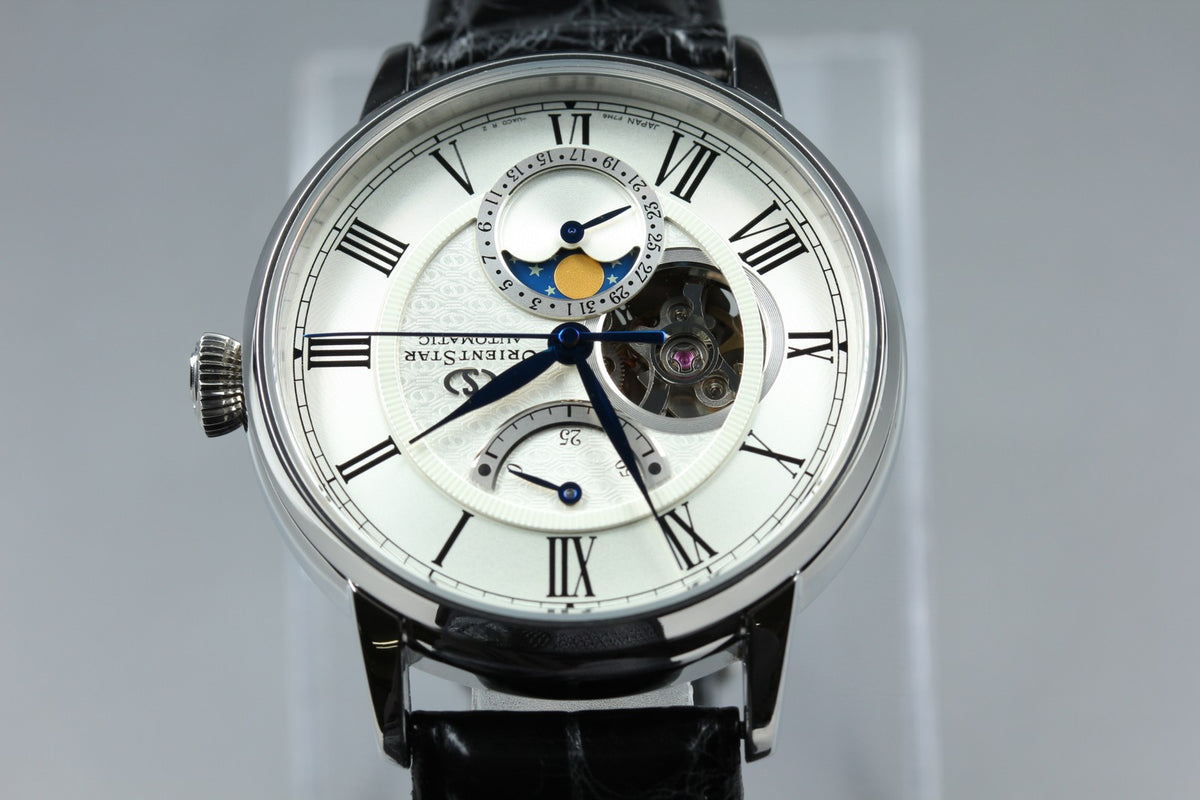 ORIENT STAR Mechanical Moon Phase F7M6-UAB0 40mm Automatic Men's Watch JAPAN