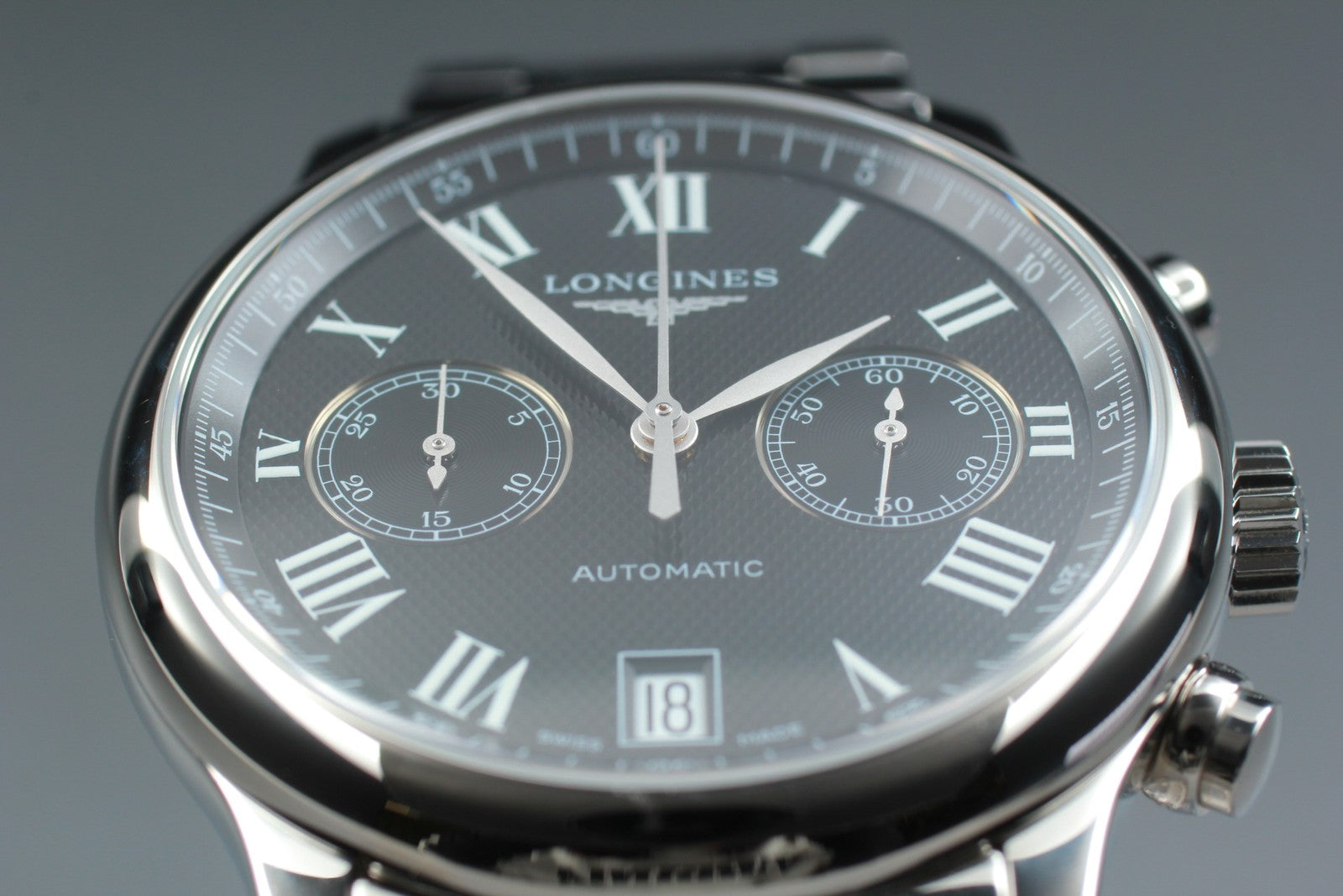 LONGINES Master Collection L2.669.4 Black Automatic Men's Watch 38mm JAPAN Box