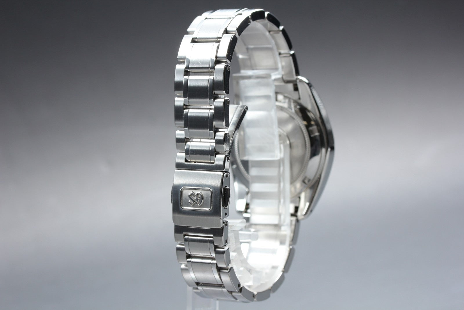 SEIKO Grand Seiko SBGR001 9S55-0010 Silver Automatic Date Men's Watch 36mm JAPAN