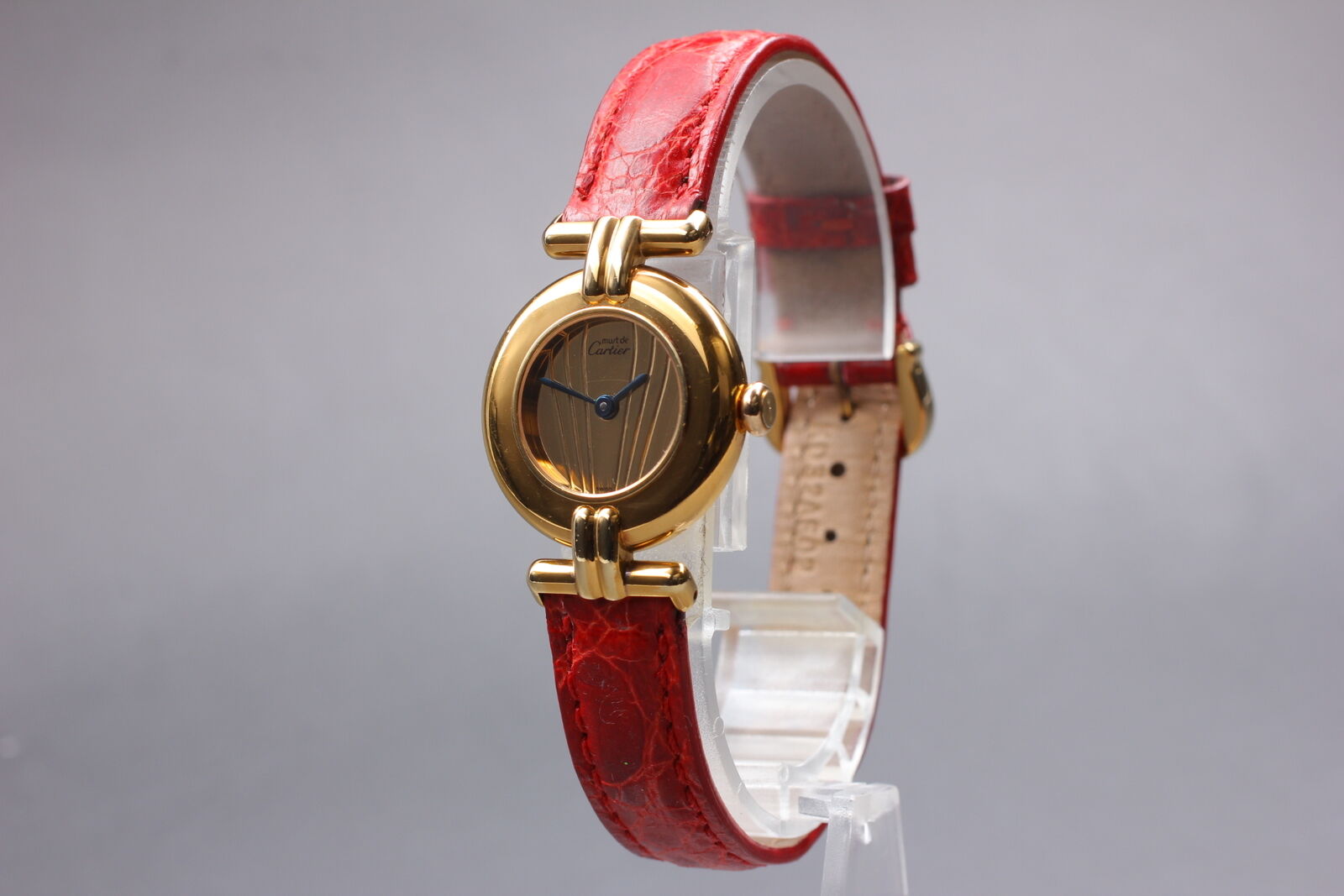 New Battery [Exc+5] Cartier Must Colisee Vermeil 590002 Women's Quartz Watch JP