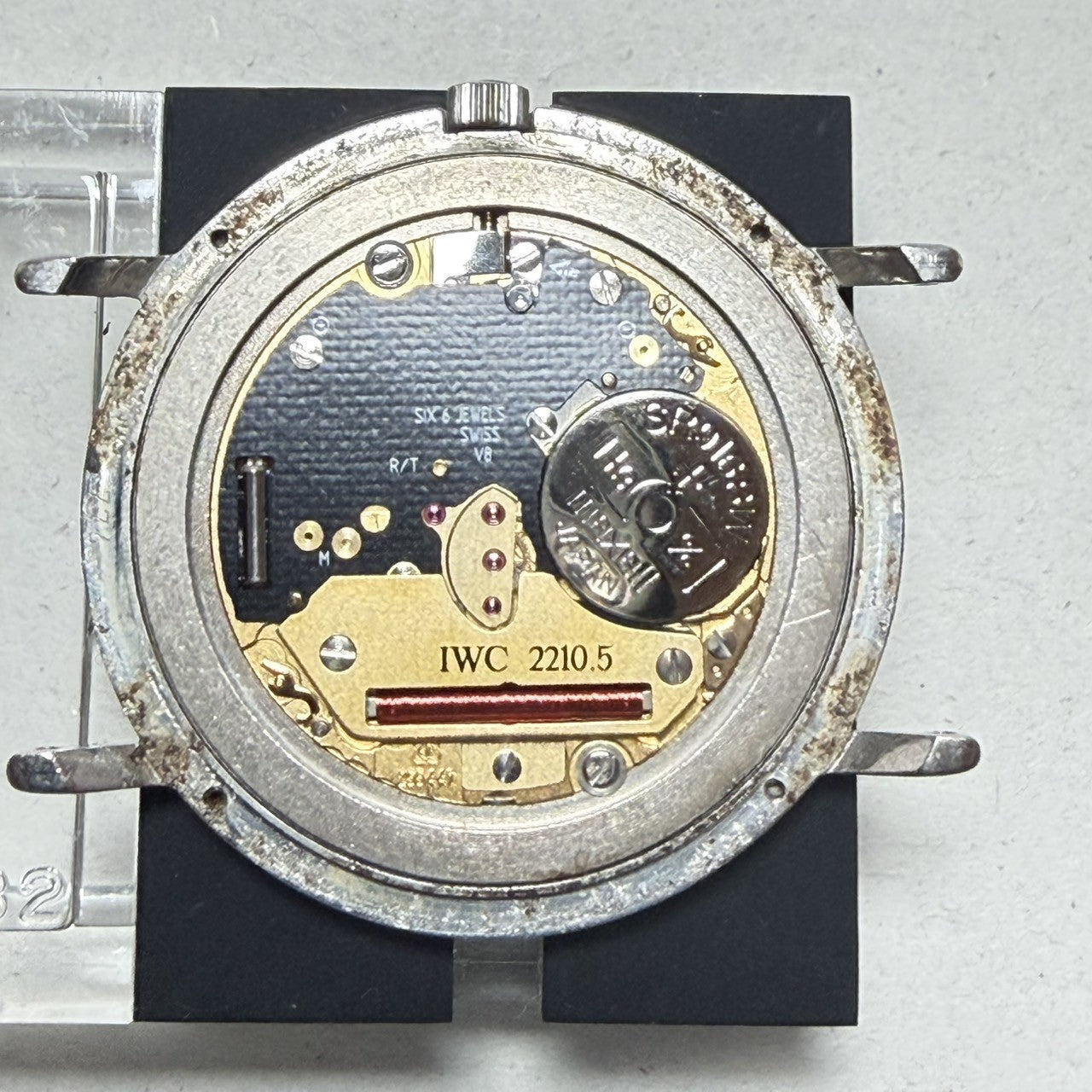 [Overhauled] IWC Portofino 3331 Cal.22105 33mm White Black Quartz Men's Watch
