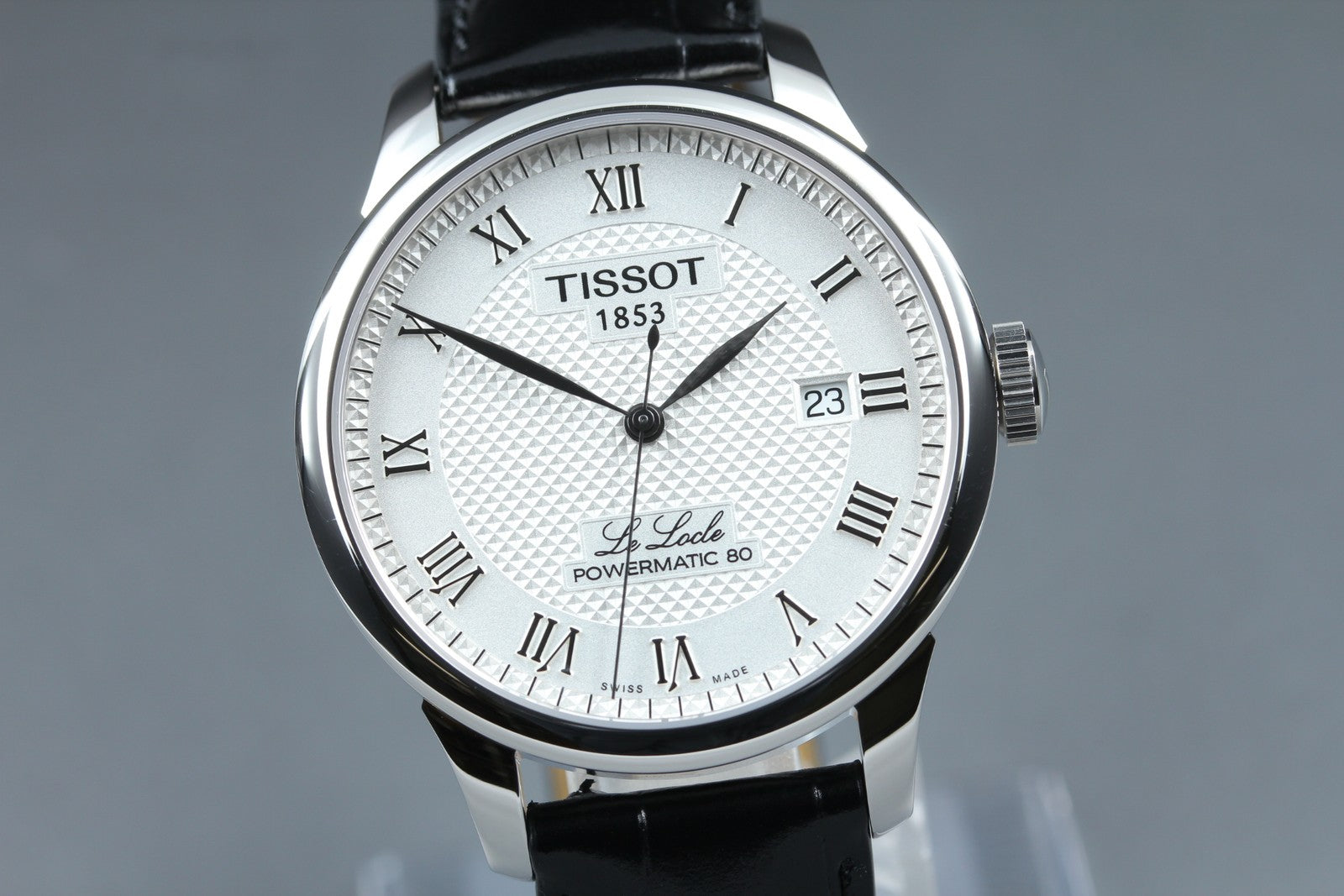 TISSOT Le Locle Powermatic 80 T006407B Automatic Date Men's Watch 39mm JAPAN Box