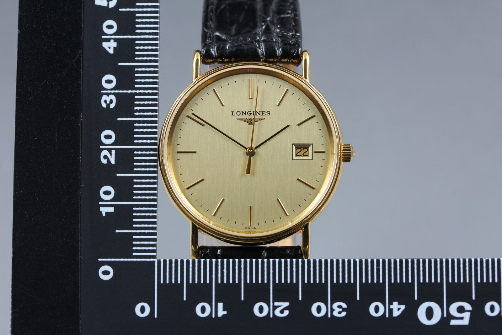 New Batt LONGINES Grand Classic L4.720.2 Quartz Men's Watch 32mm JAPAN
