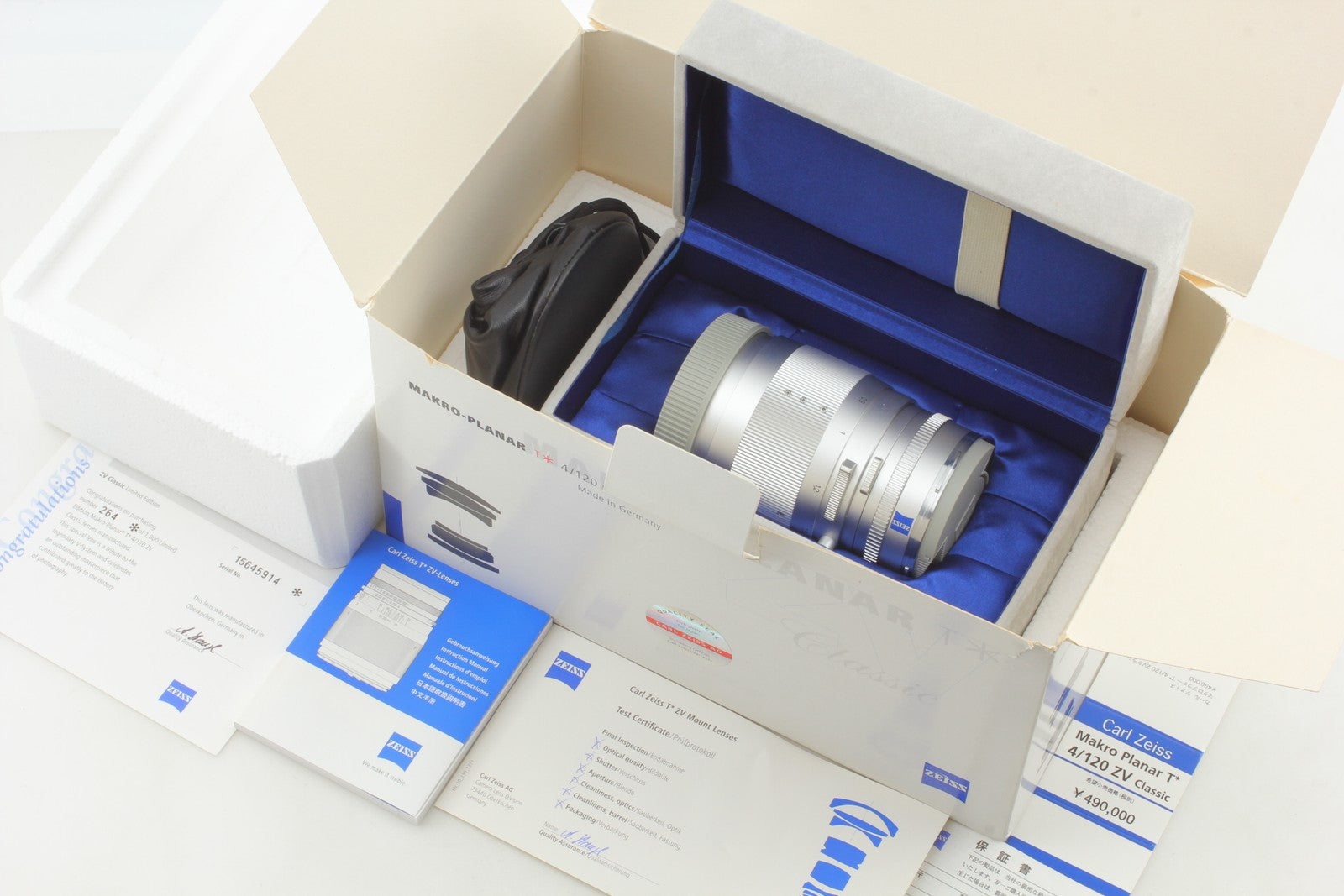 Limited 1000 [NOS Top MINT] Carl Zeiss Makro-Planar Classic 120mm F4 ZV Lens JPN