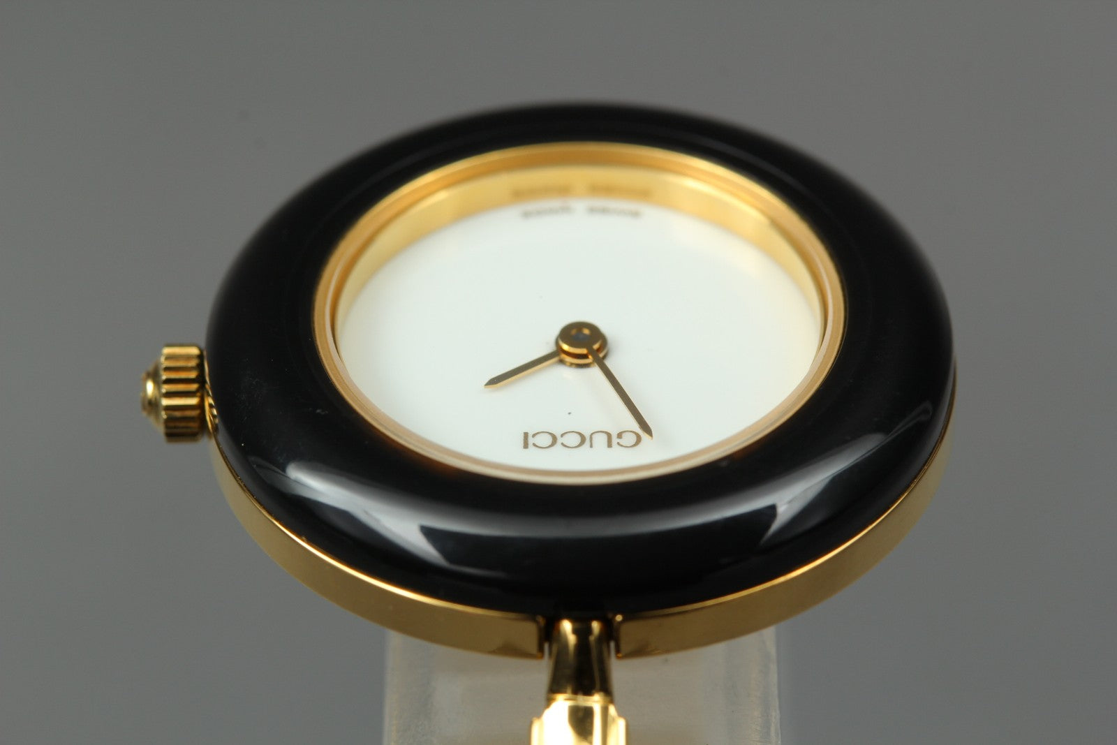 New Batt Gucci Change Bezel 11/12.2 12Color Women's White Quartz Watch JP N MINT