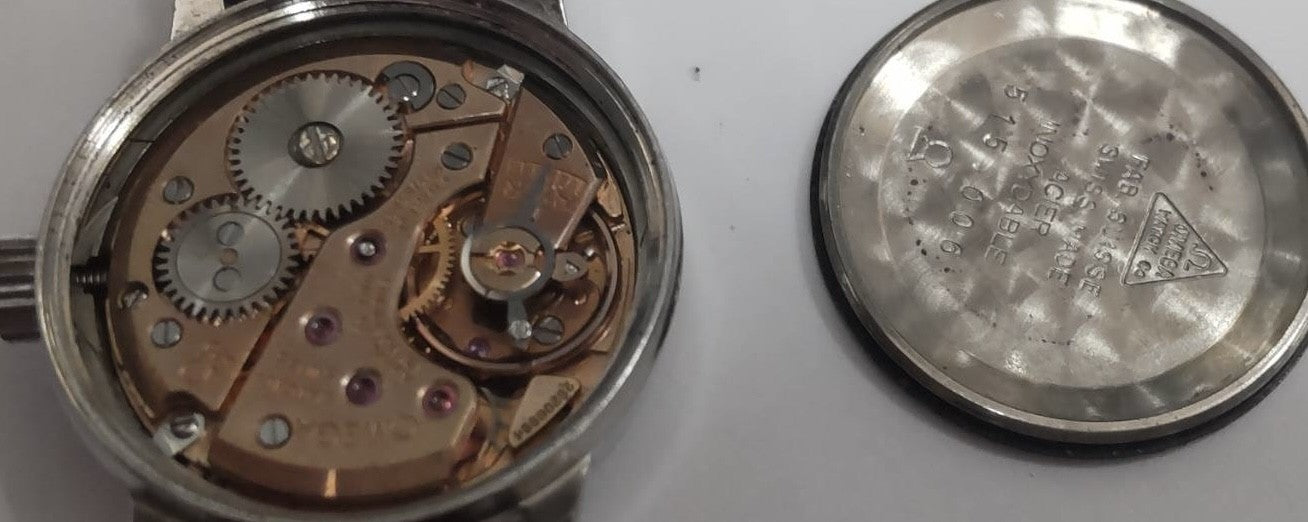 Vintage OMEGA Genève 515.006 Manual Silver Dial Women's Watch 20mm JAPAN