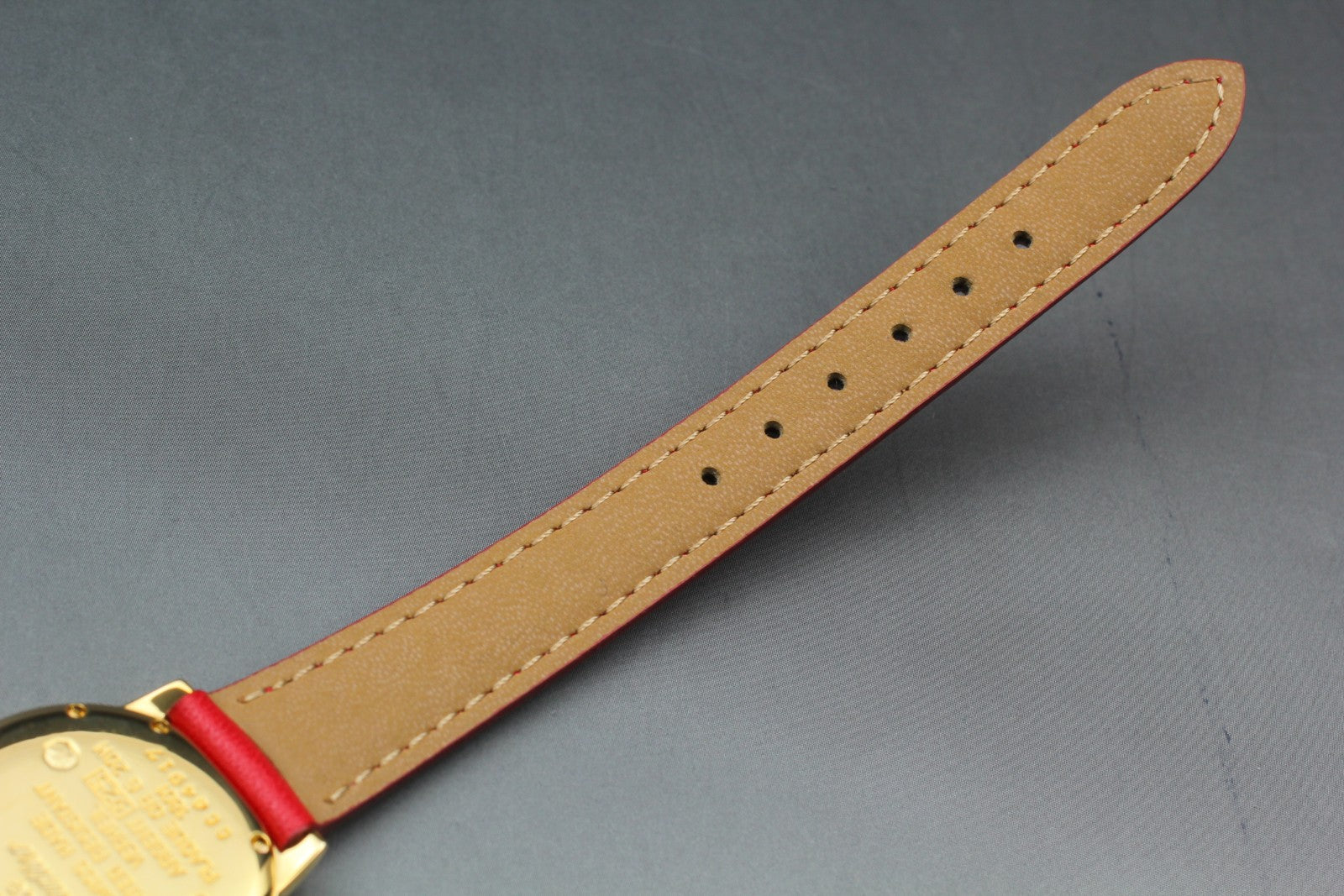 Vintage Cartier Must Ronde de Cartier 1801 Red 27mm Women's Quartz Watch [Box]