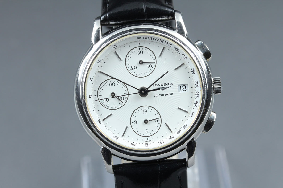 LONGINES Les Grandes Classiques L4.686.4 Automatic White Men's Watch 38mm JAPAN