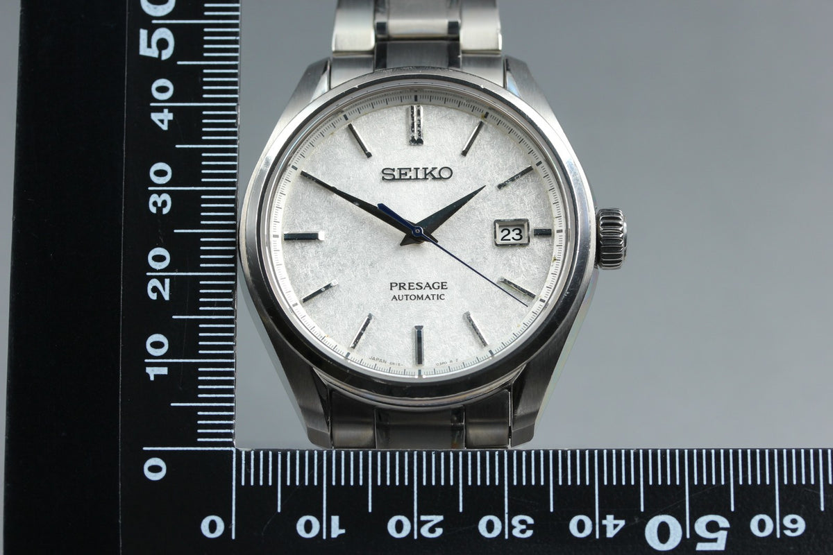 SEIKO PRESAGE 6R15-04A0 SARX055 White Snowflake Titanium AT Men's Watch JAPAN
