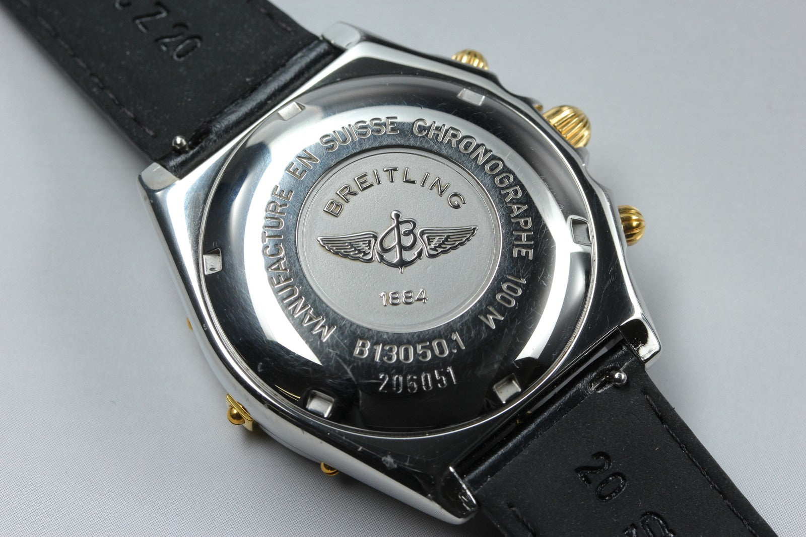 BREITLING Chronomat B13050.1 White Black 39mm Chronograph AT Men's Watch [w/Box]