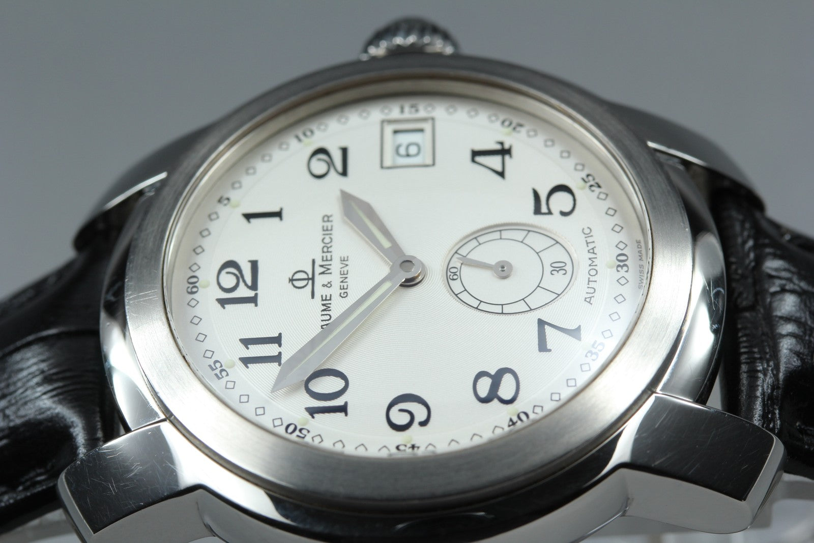 BAUME＆MERCIER Capeland MV045221 Automatic White Men's Watch 38mm JAPAN Box