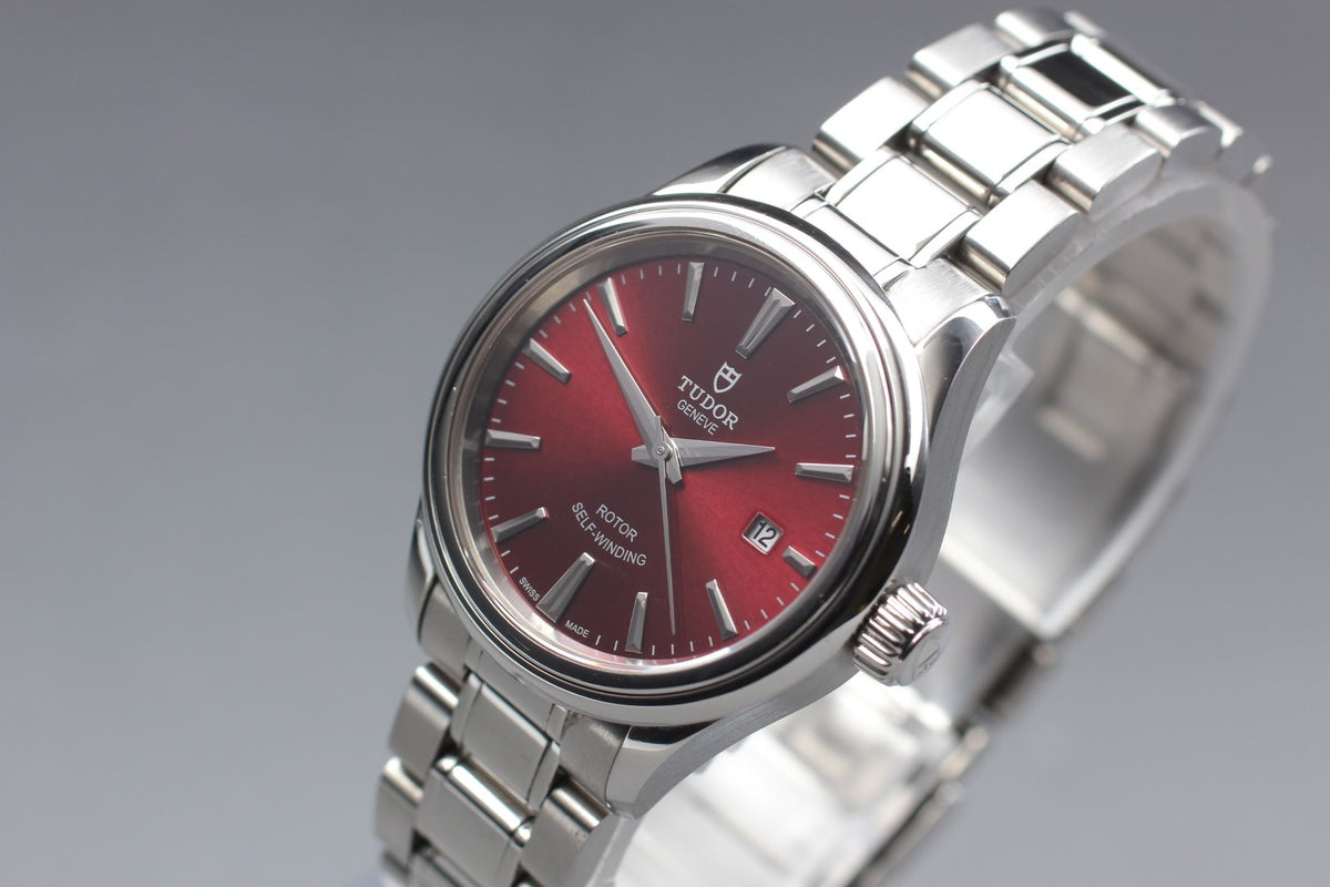 TUDOR Style Date 12100 Red Dial Cal.2671 27mm Automatic Women's Watch