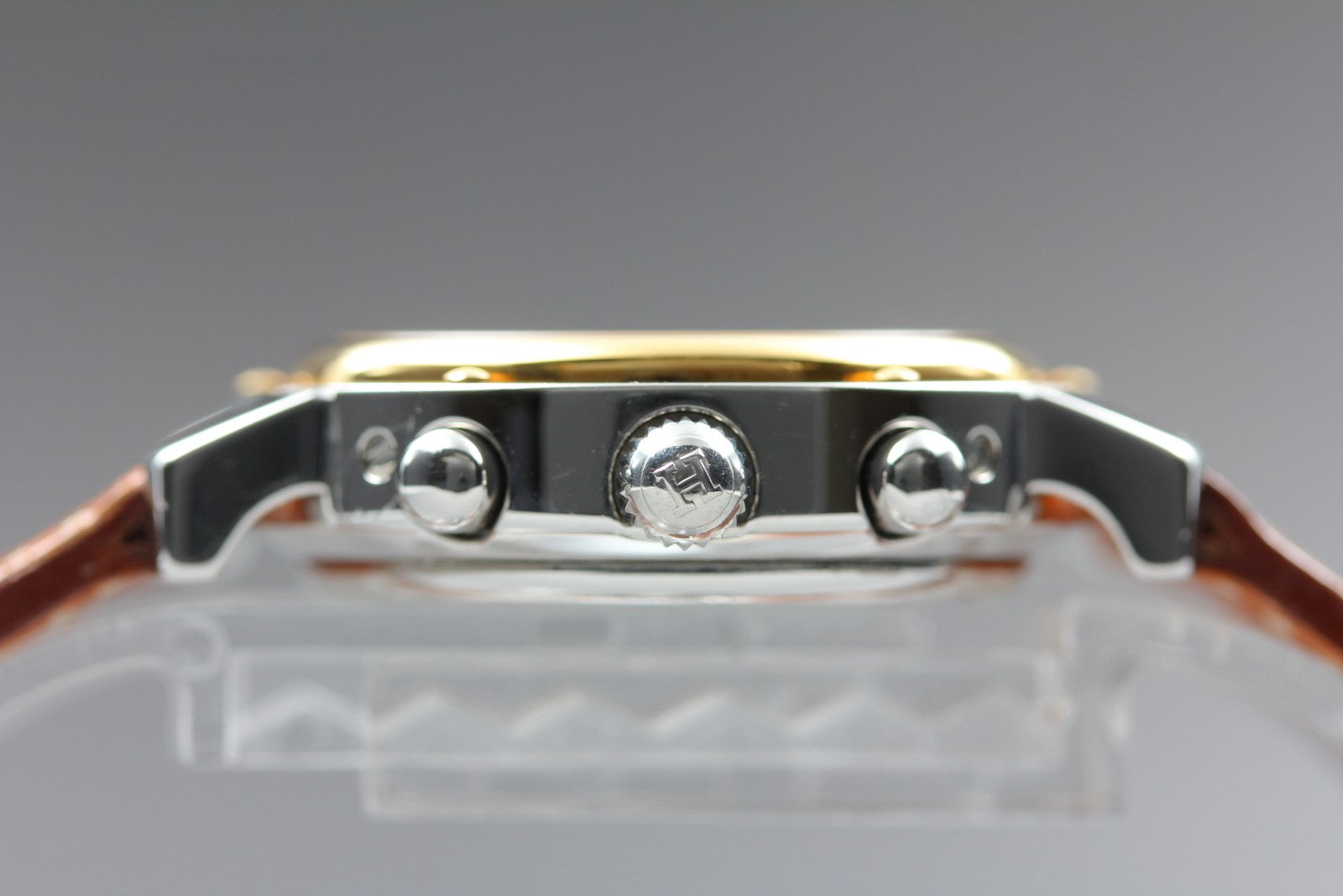 New Batt HERMES Clipper CL1.320 Quartz White Dial Ladies Watch 31mm JAPAN