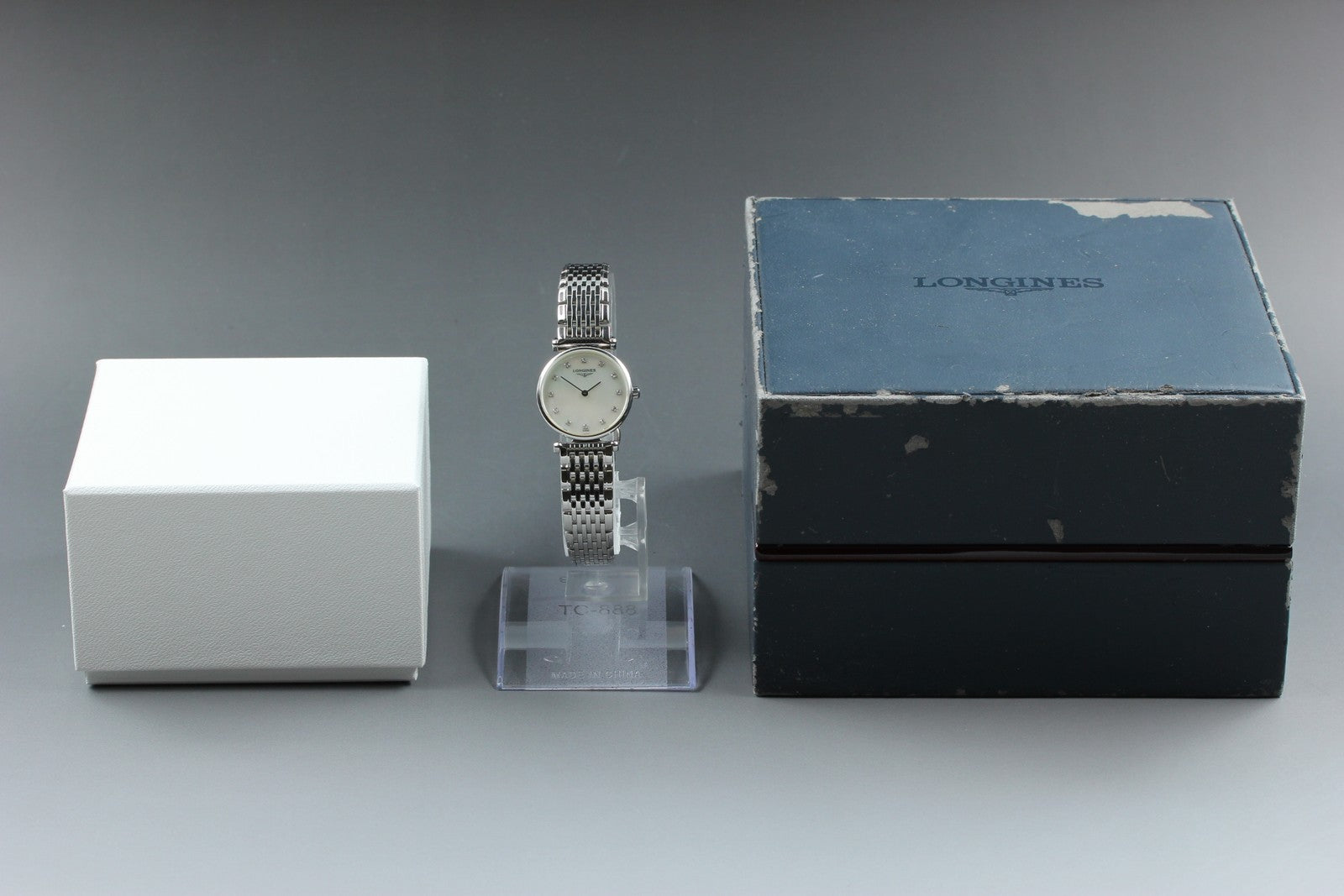 LONGINES Grand Classic L4.209.4 White Diamant 24mm Women's Quartz Watch [Box]
