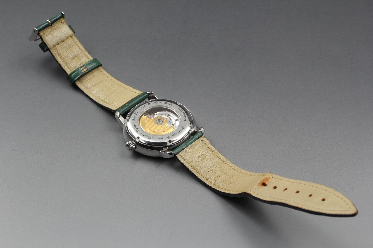 Limited FREDERIQUE CONSTANT FC-315DGS3P6 Green Automatic Men's Watch 38mm JAPAN