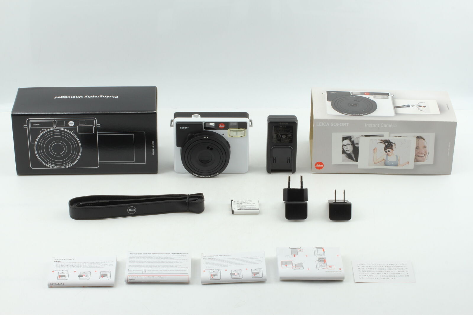 [BOXED Top MINT] Leica Sofort Instant Film Camera White 19100 Germany From JAPAN