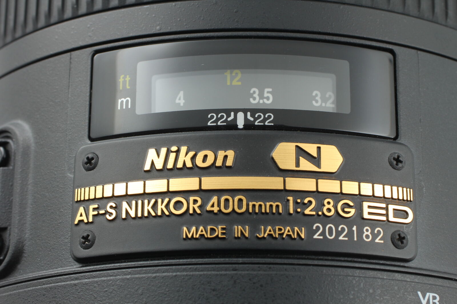 [ MINT w/Case Strap ] Nikon N AF-S Nikkor 400mm f2.8 G ED VR Lens From JAPAN