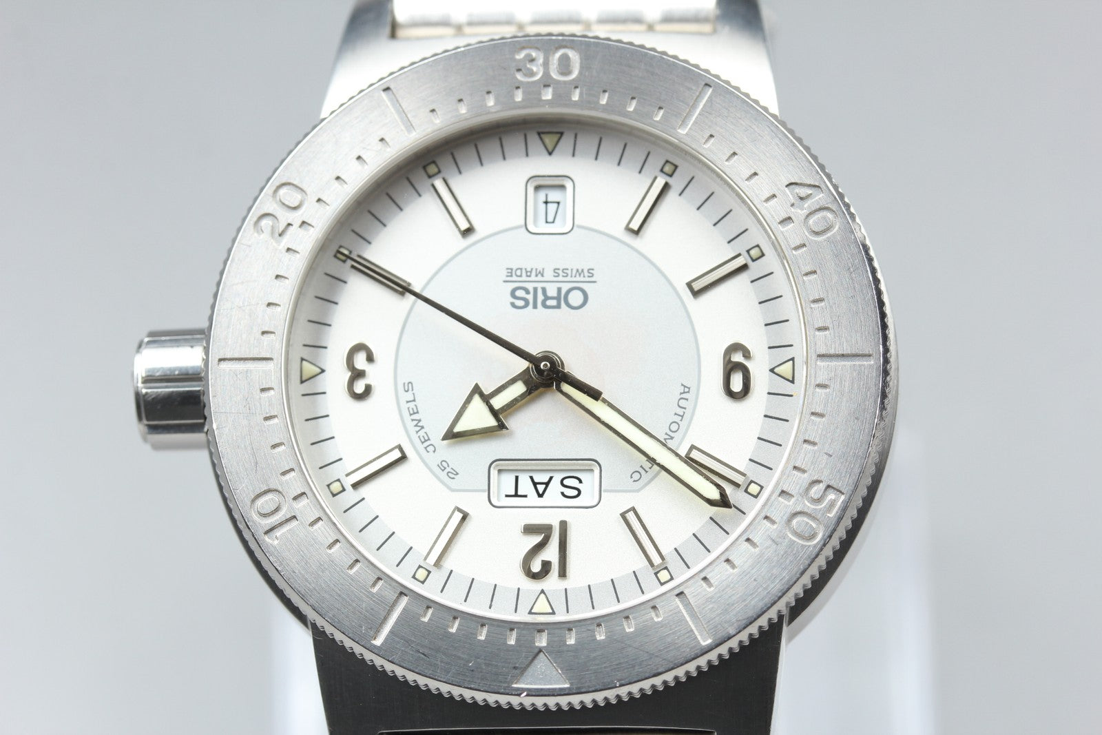 [Exc+5] ORIS Divers Regulator 635-7514 Silver Date 41mm Automatic Men’s Watch