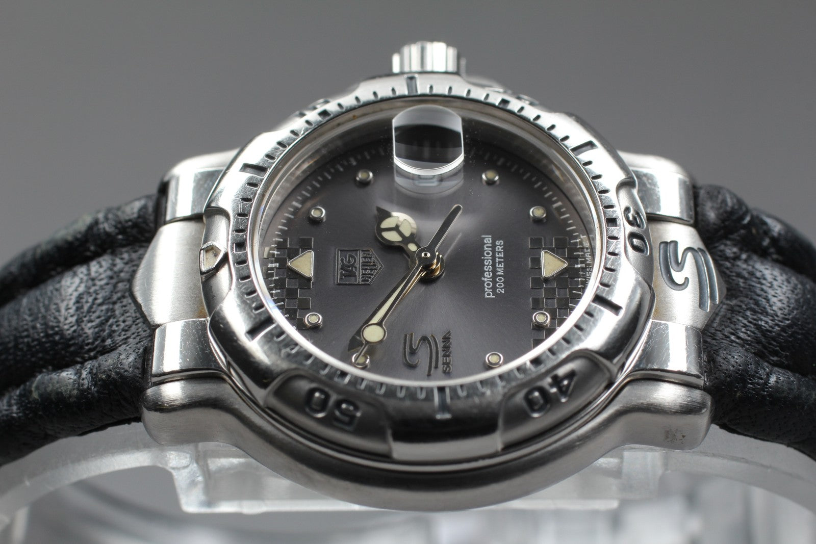 TAG Heuer 6000 WH1314 SENNA Limited Edition Women's Watch 27mm JAPAN
