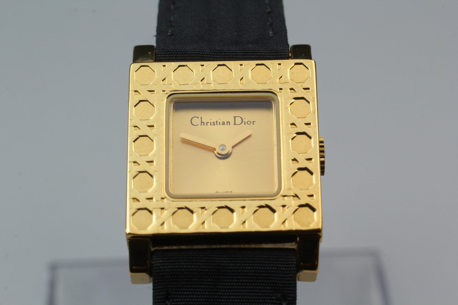 Christian Dior La Parisienne D60-159 Gold Black 19mm Women's Quartz Watch [Box]