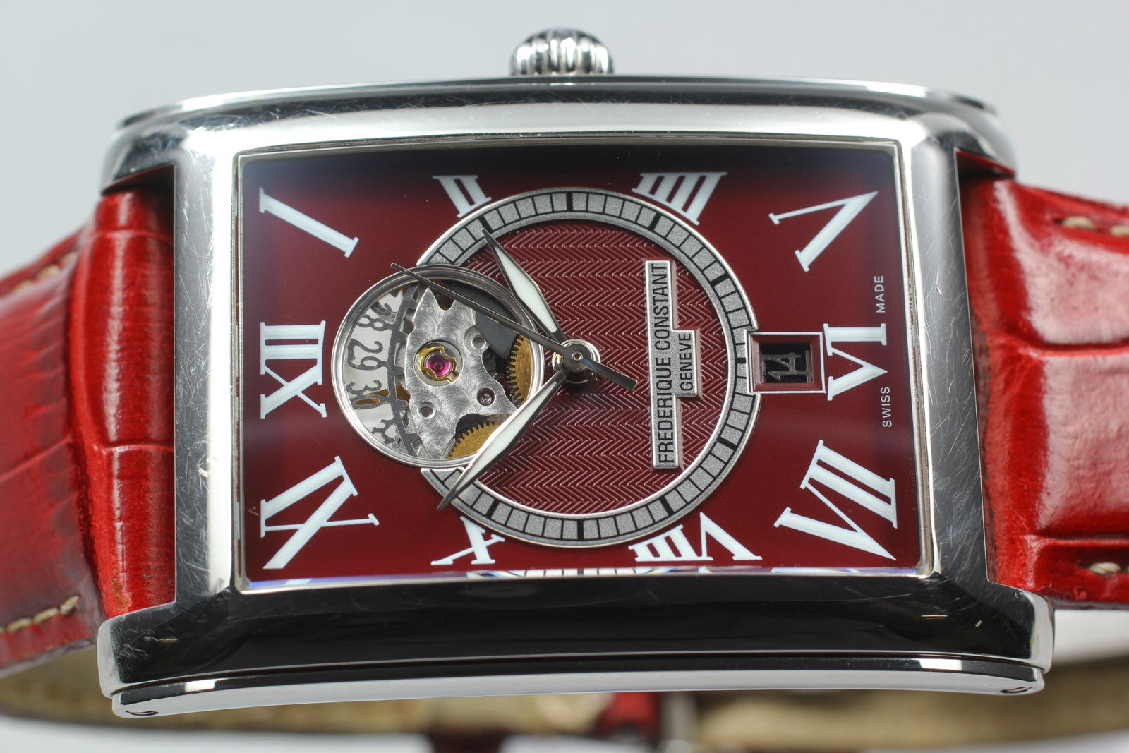 FREDERIQUE CONSTANT FC-315BRG4C26 Automatic World Limited Red Men's Watch 31mm