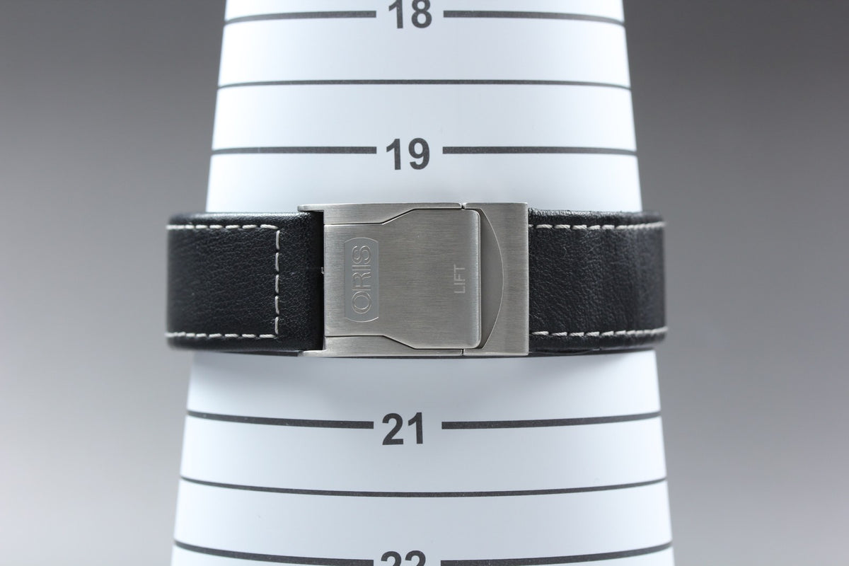 ORIS BC4 Flight Timer 7615 Automatic Black Dial Men's Watch 43mm JAPAN