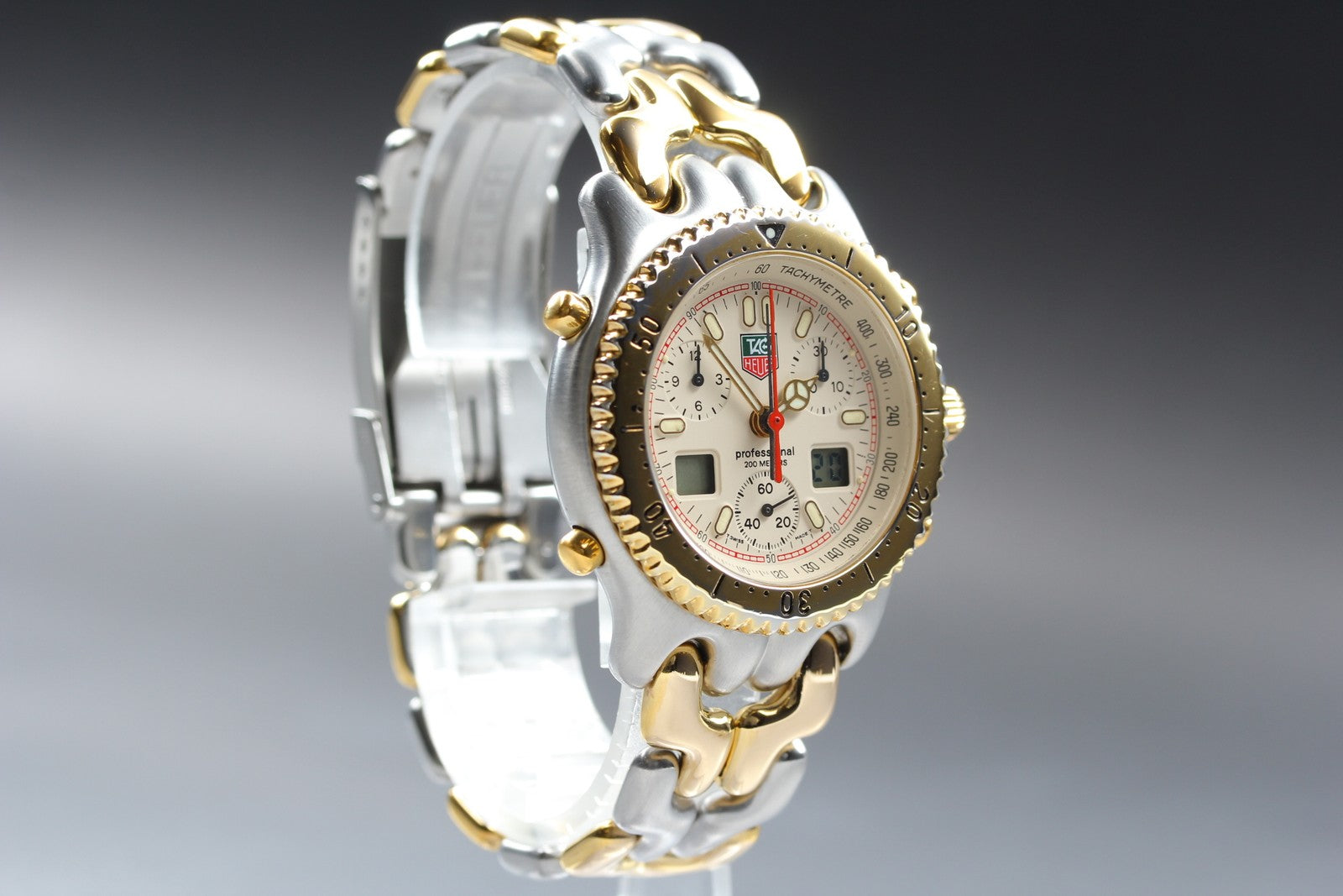 Vintage TAG HEUER SEL.s/el CG1123-0 Professional Quartz Chronograph Men's Watch