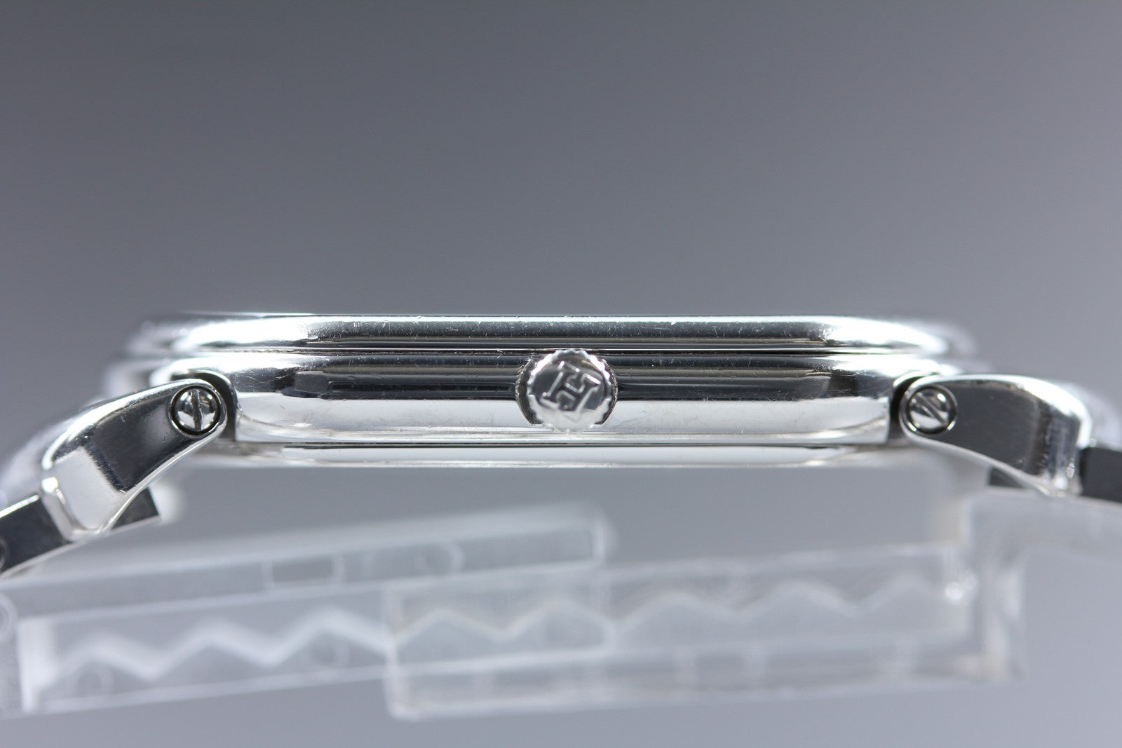 [Exc+5 Box] HERMES Rally RA1.810 White Dial Silver 31mm Quartz Men's Watch