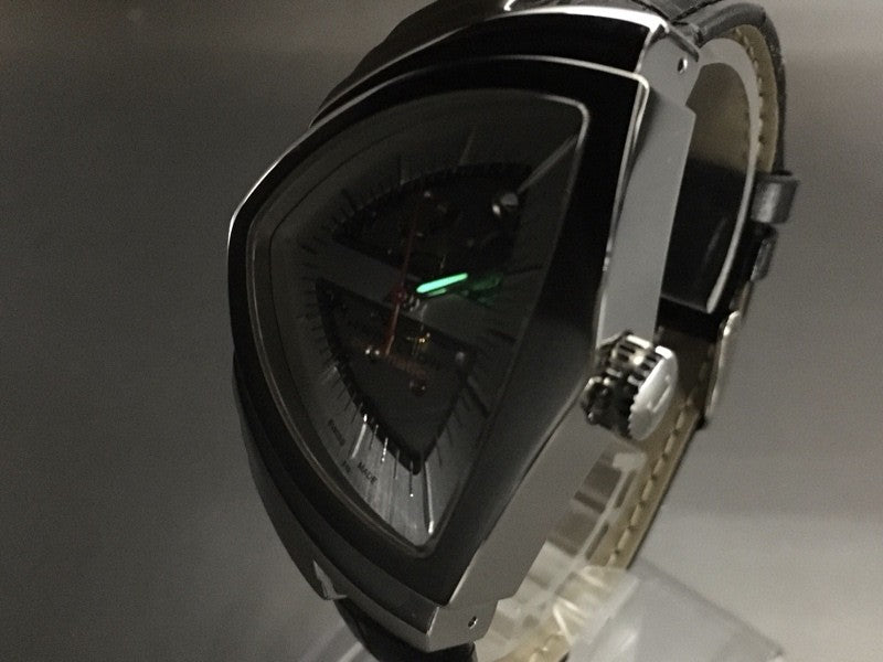 [Near MINT] Hamilton Ventura H245150 Automatic Silver Men's Watch 35mm JAPAN Box