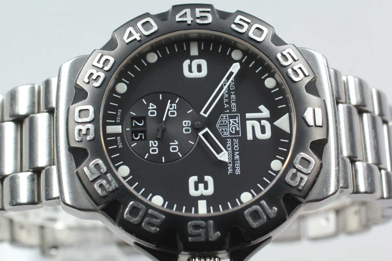 TAG Heuer Formula 1 WAH1010 Black Dial Quartz Men's Watch 44mm From JAPAN