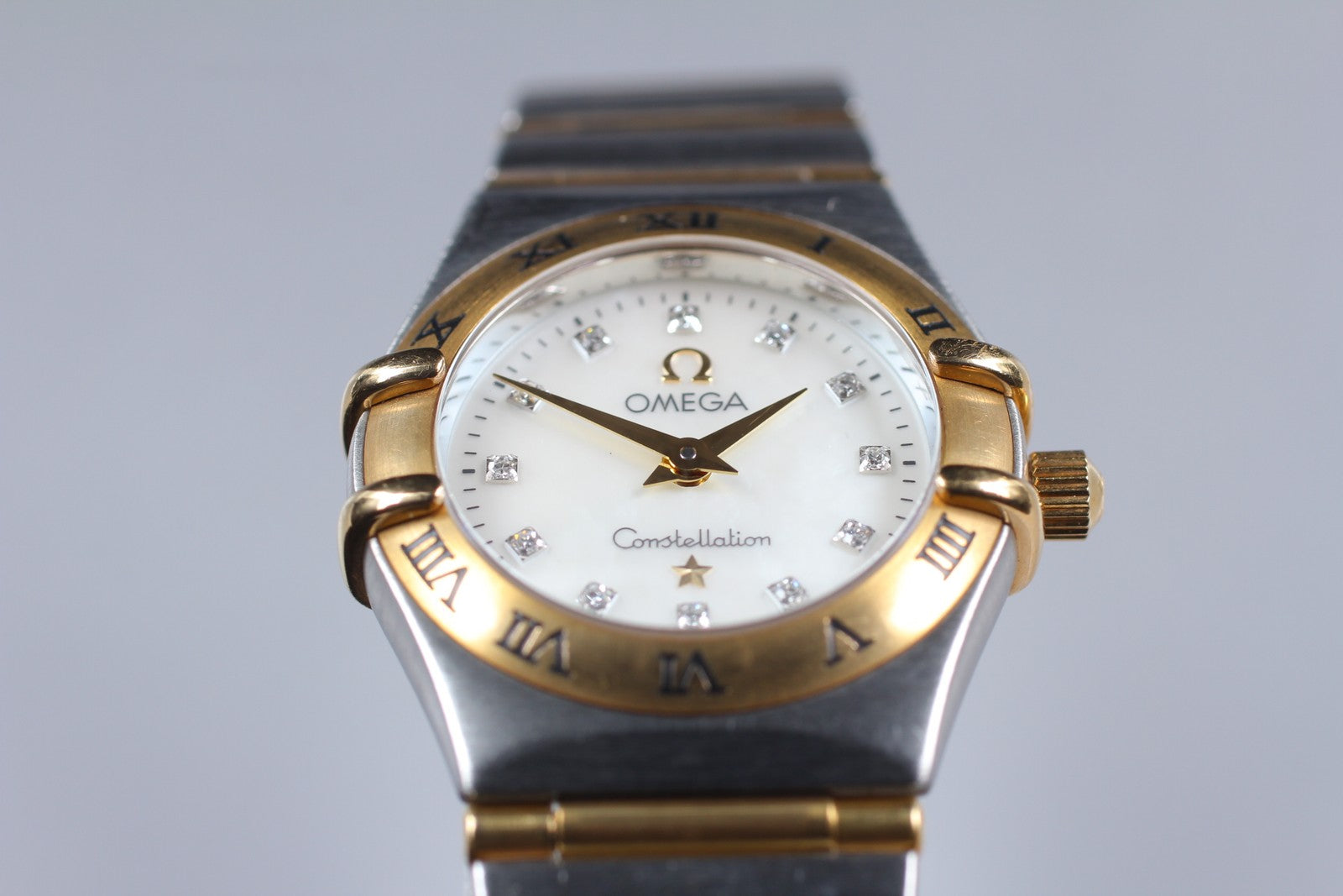 [Exc+5] OMEGA Constellation Cal.1456 12P Diamond 22mm Quartz Women's Watch