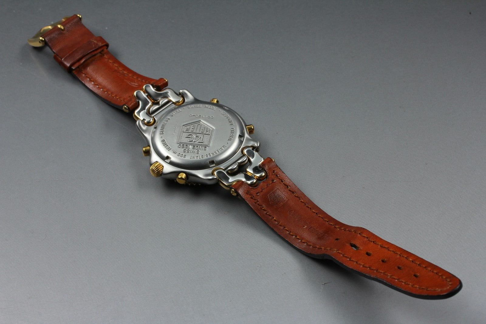 Vintage [Exc+4 Box] TAG HEUER S/el CG1123-0 Chronograph Quartz Men's Watch
