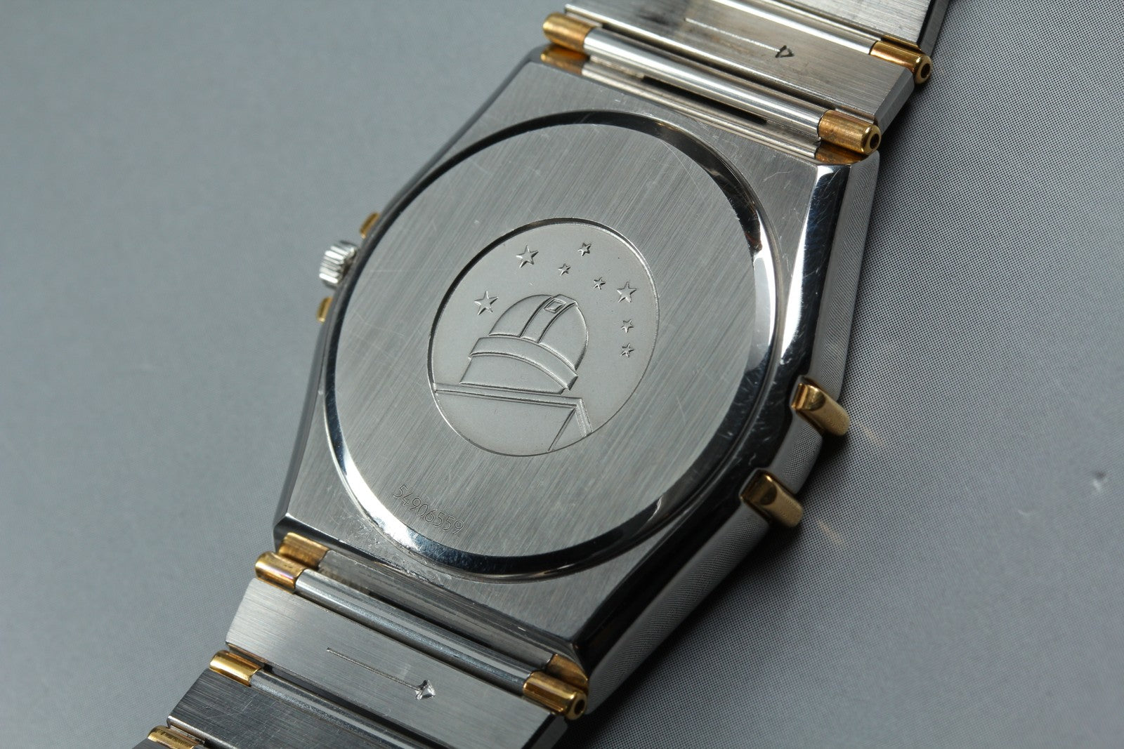 Vintage OMEGA Constellation Quartz White Dial Men's Watch 32mm From JAPAN