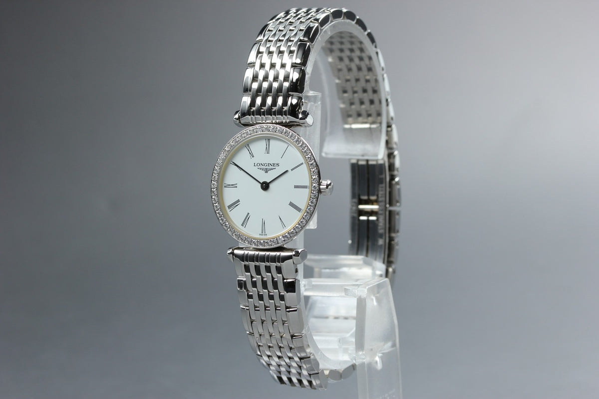 LONGINES La Grande Classique L4.241.0 Diamond Bezel Women's Quartz Watch [Box]