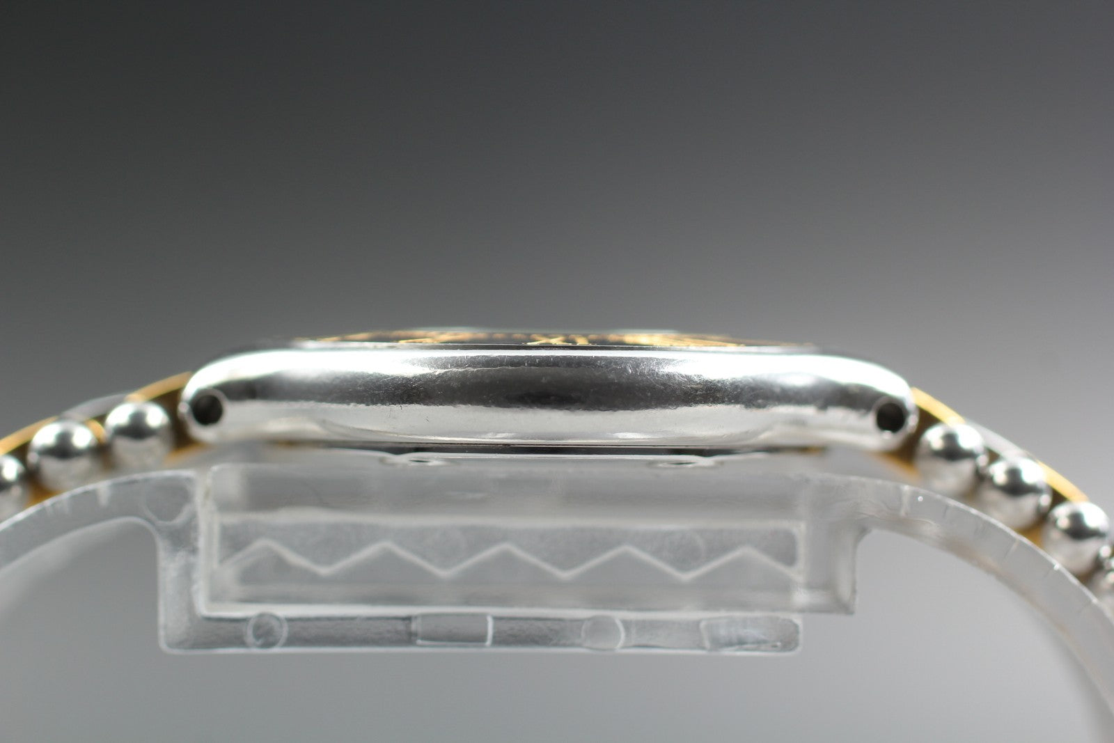 Vintage [Exc+5 Box] Cartier Must de Cartier 21 27mm Silver Gold Women's Qz Watch